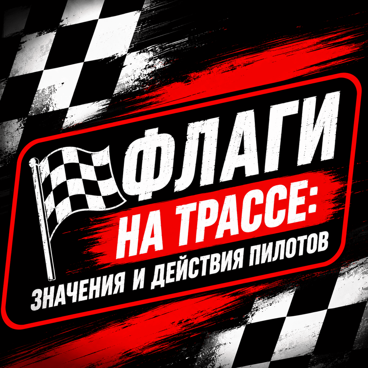 Флаги на трассе